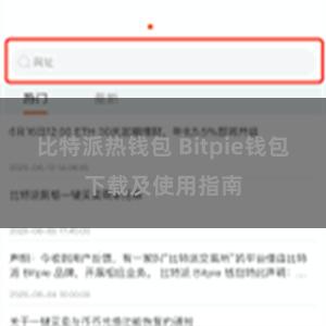 比特派热钱包 Bitpie钱包下载及使用指南