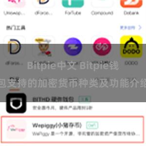 Bitpie中文 Bitpie钱包支持的加密货币种类及功能介绍