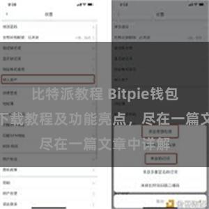 比特派教程 Bitpie钱包最新版本下载教程及功能亮点，尽在一篇文章中详解