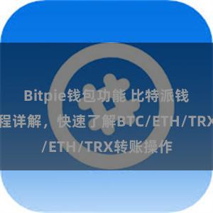 Bitpie钱包功能 比特派钱包转账教程详解，快速了解BTC/ETH/TRX转账操作