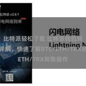 比特派轻松下载 比特派钱包转账教程详解，快速了解BTC/ETH/TRX转账操作