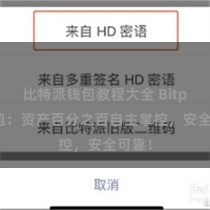 比特派钱包教程大全 Bitpie钱包：资产百分之百自主掌控，安全可靠！