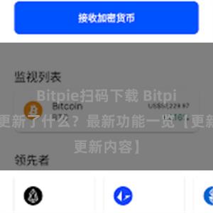 Bitpie扫码下载 Bitpie钱包更新了什么？最新功能一览【更新内容】