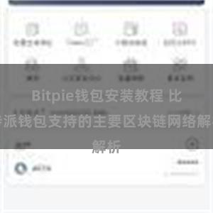 Bitpie钱包安装教程 比特派钱包支持的主要区块链网络解析