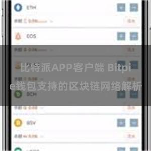 比特派APP客户端 Bitpie钱包支持的区块链网络解析