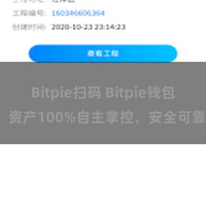 Bitpie扫码 Bitpie钱包：资产100%自主掌控，安全可靠。