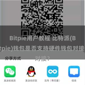 Bitpie用户教程 比特派(Bitpie)钱包是否支持硬件钱包对接？