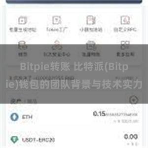 Bitpie转账 比特派(Bitpie)钱包的团队背景与技术实力