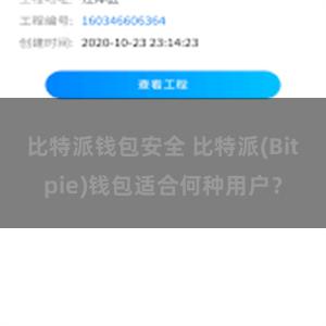 比特派钱包安全 比特派(Bitpie)钱包适合何种用户？