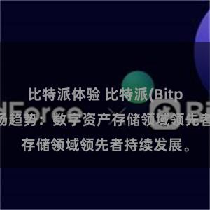 比特派体验 比特派(Bitpie)钱包市场趋势：数字资产存储领域领先者持续发展。