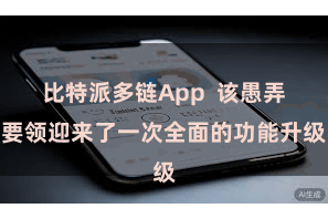 比特派多链App  该愚弄要领迎来了一次全面的功能升级